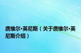 唐维尔·英尼斯（关于唐维尔·英尼斯介绍）