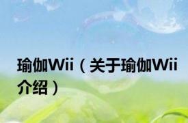 瑜伽Wii（关于瑜伽Wii介绍）