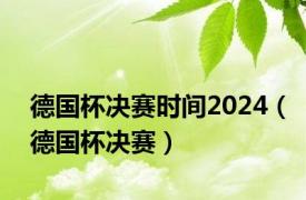 德国杯决赛时间2024（德国杯决赛）