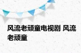 风流老顽童电视剧 风流老顽童 