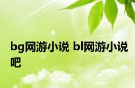 bg网游小说 bl网游小说吧 