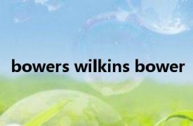 bowers wilkins bower 