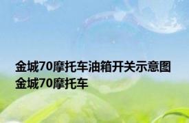 金城70摩托车油箱开关示意图 金城70摩托车 