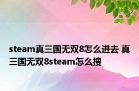 steam真三国无双8怎么进去 真三国无双8steam怎么搜