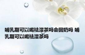 哺乳期可以喝祛湿茶吗会回奶吗 哺乳期可以喝祛湿茶吗 