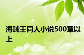 海贼王同人小说500章以上