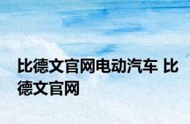 比德文官网电动汽车 比德文官网 