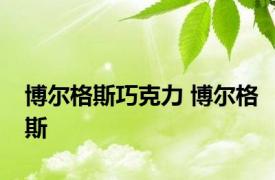 博尔格斯巧克力 博尔格斯 