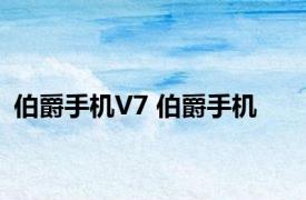 伯爵手机V7 伯爵手机 