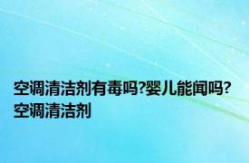 空调清洁剂有毒吗?婴儿能闻吗? 空调清洁剂 