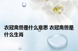 衣冠禽兽是什么意思 衣冠禽兽是什么生肖 