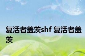 复活者盖茨shf 复活者盖茨 