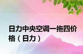 日力中央空调一拖四价格（日力）