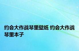 约会大作战琴里壁纸 约会大作战琴里本子 