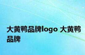 大黄鸭品牌logo 大黄鸭品牌 