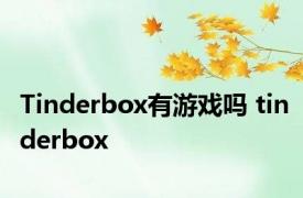 Tinderbox有游戏吗 tinderbox 