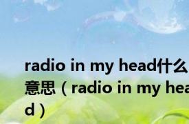 radio in my head什么意思（radio in my head）