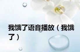 我饿了语音播放（我饿了）