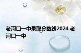 老河口一中录取分数线2024 老河口一中 