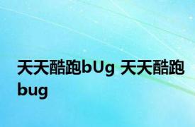 天天酷跑bUg 天天酷跑bug 