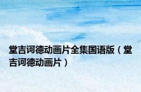 堂吉诃德动画片全集国语版（堂吉诃德动画片）