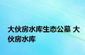 大伙房水库生态公墓 大伙房水库 