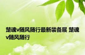 楚魂v随风随行最新装备展 楚魂v随风随行 