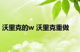 沃里克的w 沃里克重做 