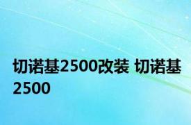 切诺基2500改装 切诺基2500 