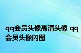 qq会员头像高清头像 qq会员头像闪图 