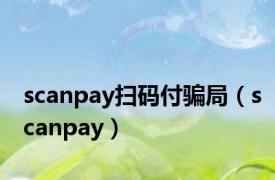 scanpay扫码付骗局（scanpay）