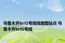 乌鲁木齐brt1号线线路图站点 乌鲁木齐brt1号线 