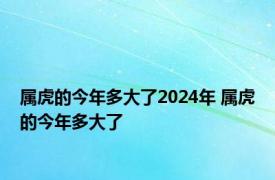 属虎的今年多大了2024年 属虎的今年多大了 