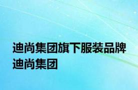 迪尚集团旗下服装品牌 迪尚集团 