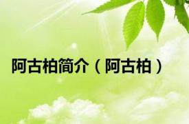 阿古柏简介（阿古柏）