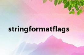 stringformatflags