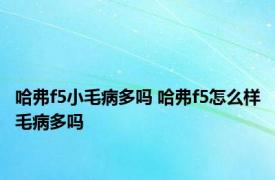 哈弗f5小毛病多吗 哈弗f5怎么样毛病多吗 