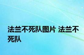 法兰不死队图片 法兰不死队 