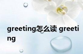 greeting怎么读 greeting 