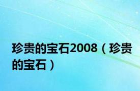 珍贵的宝石2008（珍贵的宝石）