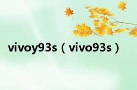 vivoy93s（vivo93s）