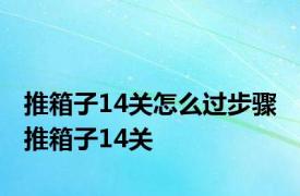 推箱子14关怎么过步骤 推箱子14关 