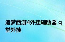 造梦西游4外挂辅助器 q堂外挂 