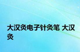 大汉灸电子针灸笔 大汉灸 