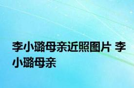 李小璐母亲近照图片 李小璐母亲 