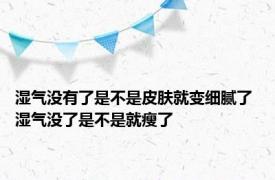 湿气没有了是不是皮肤就变细腻了 湿气没了是不是就瘦了 