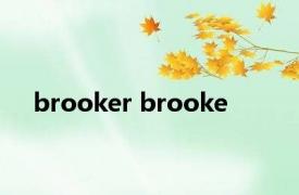 brooker brooke 