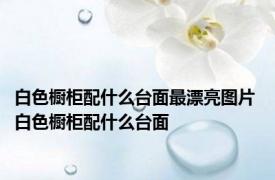 白色橱柜配什么台面最漂亮图片 白色橱柜配什么台面