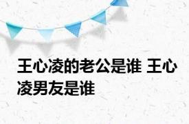 王心凌的老公是谁 王心凌男友是谁 