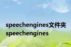 speechengines文件夹 speechengines 